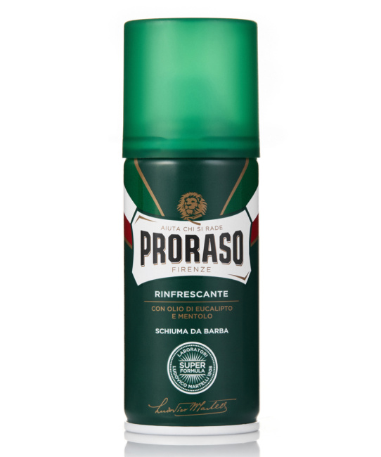PRORASO Пена для бритья освежающая с маслом эвкалипта и ментолом, 100мл
