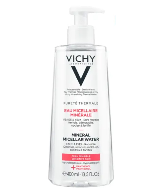 VICHY Мицеллярная вода с минералами для чувствительной кожи, 400мл (1)