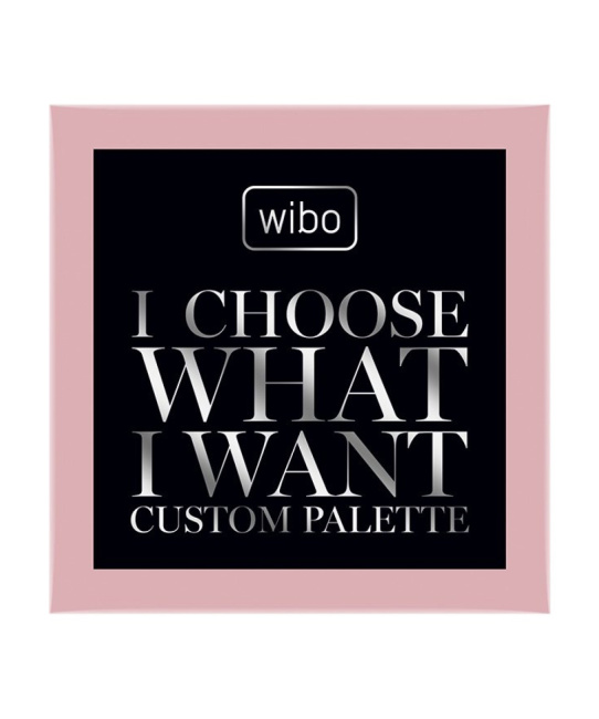 Wibo Кассета для косметики маленькая I CHOOSE WHAT I WANT CUSTOM PALETTE, 1шт