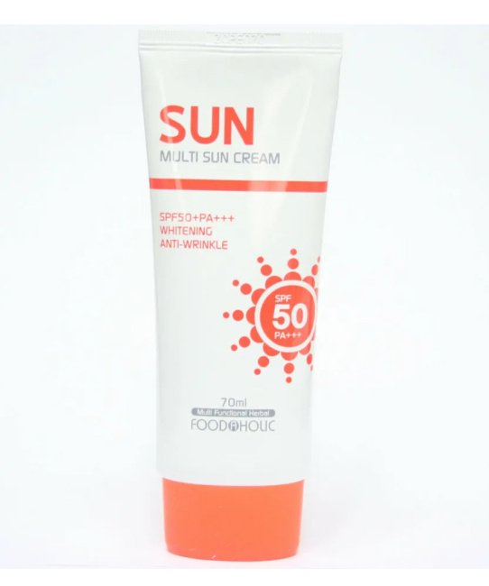 FoodaHolic Солнцезащитный крем  Multi Sun Cream SPF50+++, 70мл