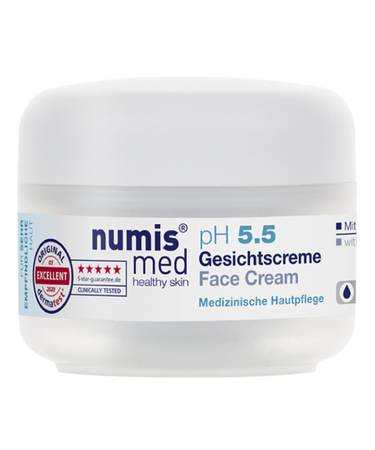 Numis med Крем для лица успокаивающий с пантенолом для чувствительной кожи pH 5,5 SENSITIVE, 50мл