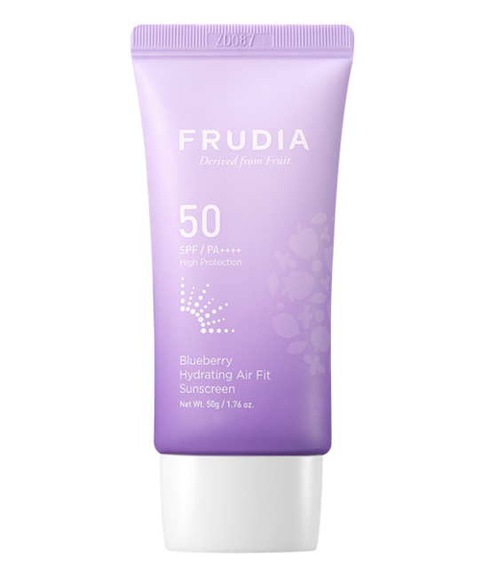 FRUDIA Легкий увлажняющий солнцезащитный крем с черникой SPF50 PA++++, 50г
