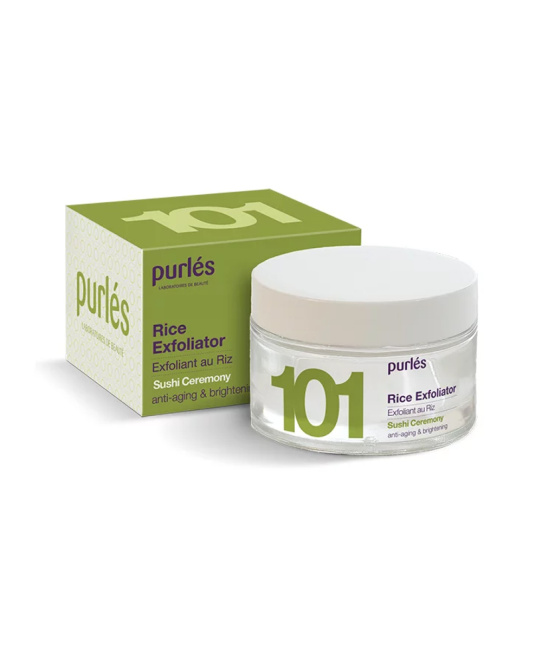 Purles Кремовый скраб для лица с частичками риса "Осветление и омоложение" 101, 50мл