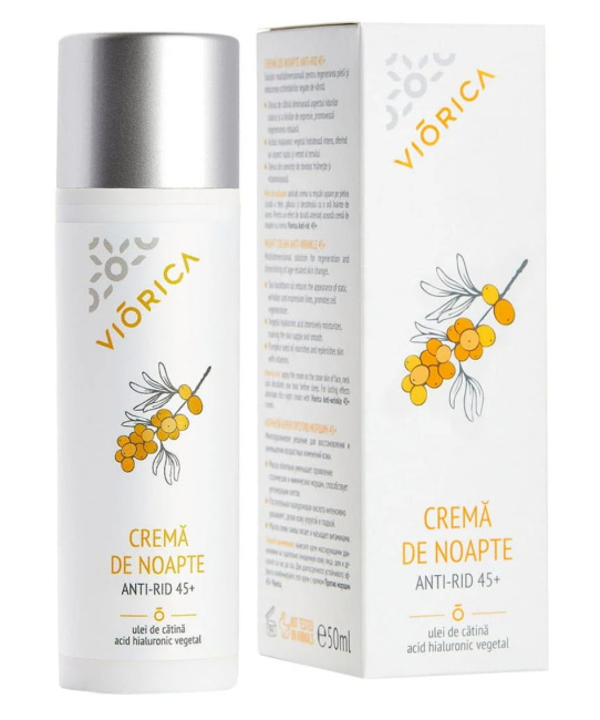Viorica Крем для лица ночной против морщин 45+, 50мл (1)