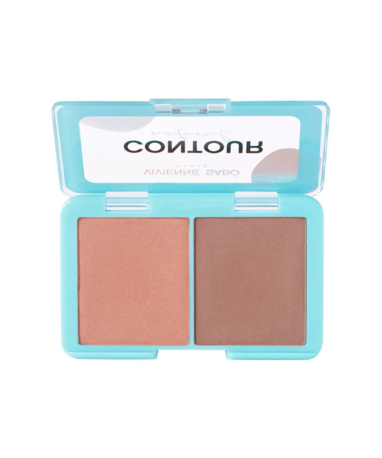Vivienne Sabo Палетка для контуринга лица два универсальных оттенка скульптора Naturel тон 04, 6г (1)