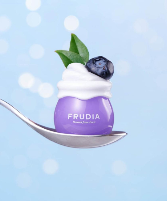 FRUDIA Крем для лица Увлажняющий с черникой, 10г (2)