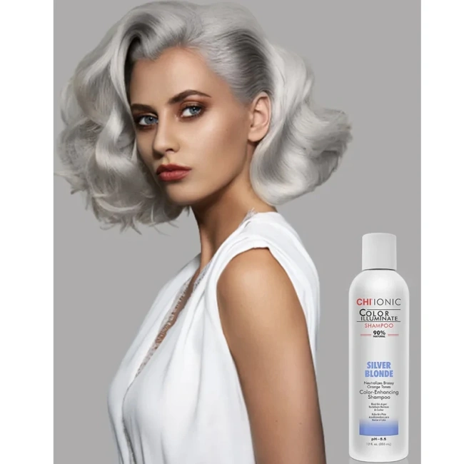 CHI Оттеночный шампунь для волос Silver Blonde, 355мл (1)