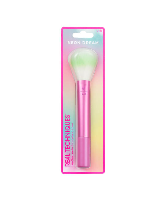 Real Techniques Кисть для пудры Neon Dream, 1шт