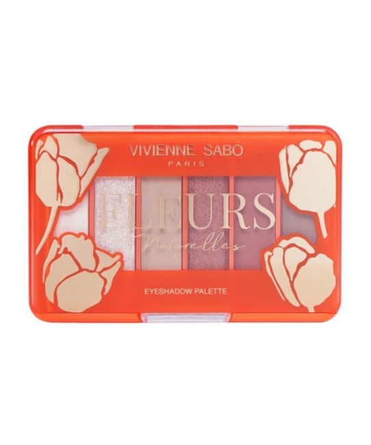 Vivienne Sabo Палетка теней для век Fleurs naturelles тон 02, 5г