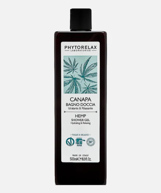 Phytorelax Гель для душа с конопляным маслом Увлажнение и Расслабление, 500мл