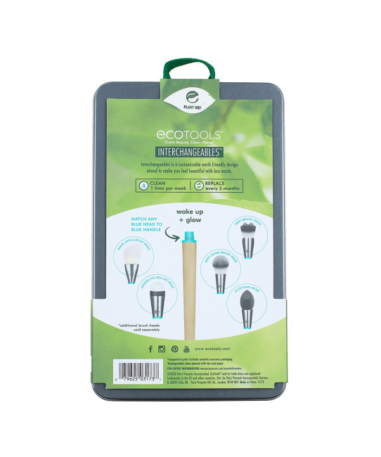 EcoTools Набор аксессуаров и кистей для макияжа Interchangeables, 5шт (1)