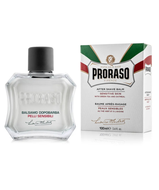 PRORASO Бальзам после бритья для чувствительной кожи с зеленым чаем и овсом, 100