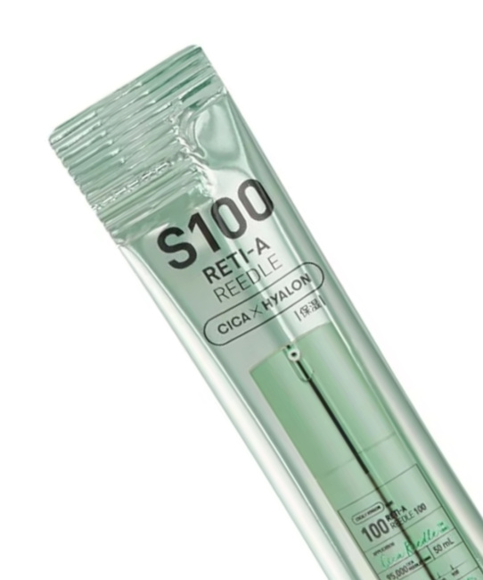 VT COSMETICS VT COSMETICS Бустер-сыворотка с микроиглами и ретинолом 100 Reti-A Reedle Shot  (светло зеленая) 2 мл, 2 (1)