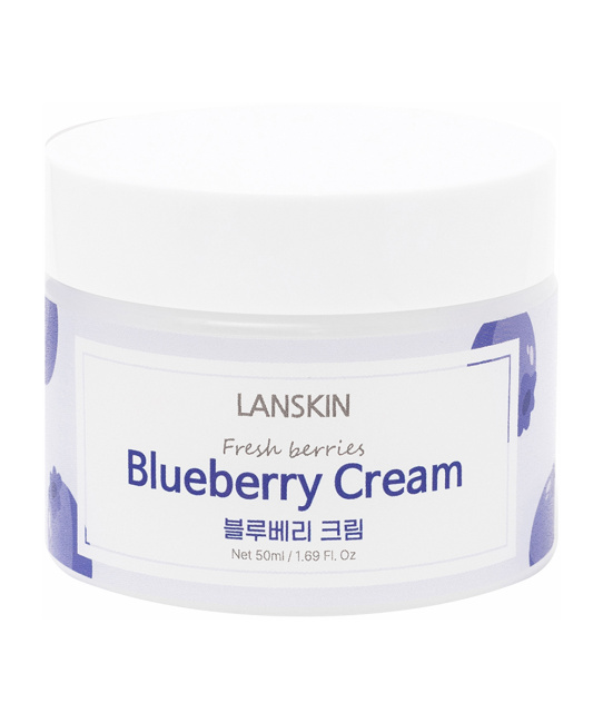 Lanskin  Питательный крем для лица с голубикой, 50мл