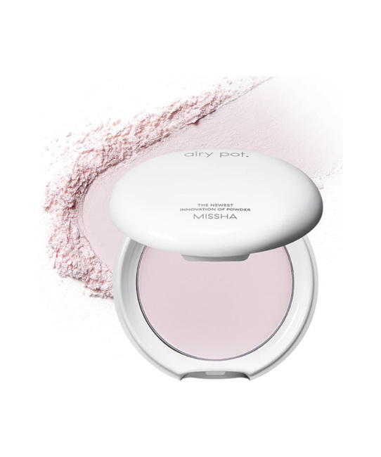 MISSHA Компактная пудра для лица Airy Pot Pressed Powder Pink, 5г (2)