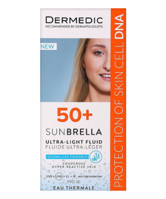 Dermedic Ультралегкий флюид SPF 50+ для чувствительной кожи, 40мл (2)
