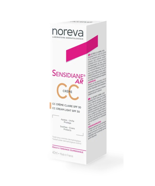 Noreva Крем CC SPF 30, светлый тон, Sensidiane AR, 40мл (1)