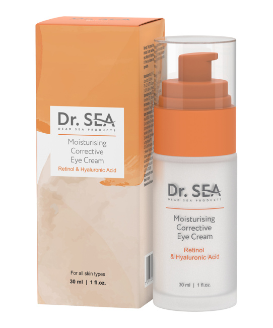 Dr.Sea Увлажняющий корректирующий крем для глаз с ретинолом и гиалуроновой кислотой, 30мл (1)