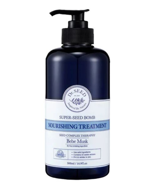 Dr.SEED Питательная маска для волос Super Seed Bomb Nourishing Treatment Bebe Musk, 500мл