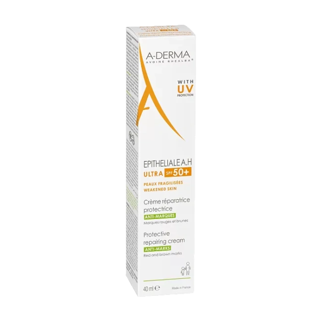 A-DERMA Крем восстанавливающий SPF 50+ Epitheliale A.H. DUO, 40мл (2)