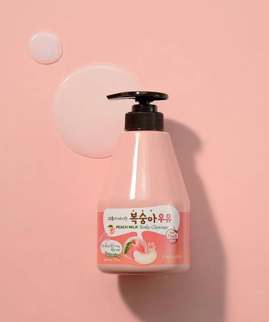 WELCOS Гель для душа персиковый, 560мл (1)