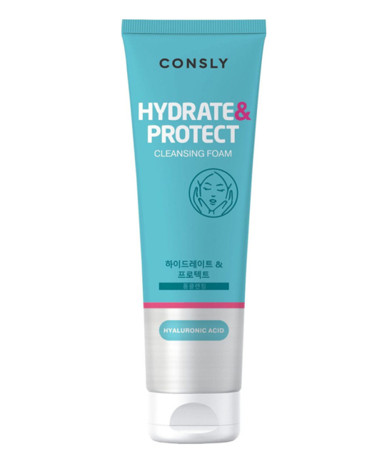 Consly Пенка для умывания лица увлажняющая с гиалуроновой кислотой, 120мл