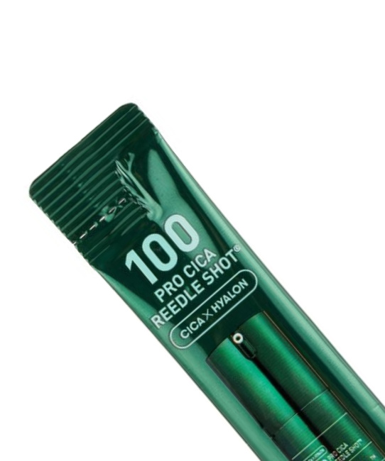 VT COSMETICS VT COSMETICS Бустер-сыворотка с микроиглами для чувствительной кожи 100 Pro Cica Reedle Shot (темно зеленая) 2 мл, 2 (1)