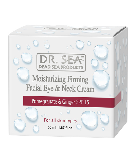 Dr.Sea Увлажняющий и укрепляющий крем для лица, глаз и шеи SPF 15, 50мл (2)