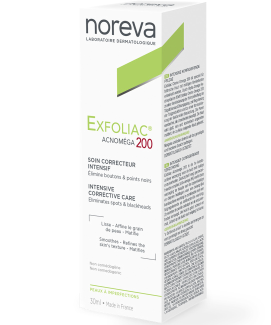 Noreva Крем интенсивный для лица корректирующий Exfoliac, 30мл (1)