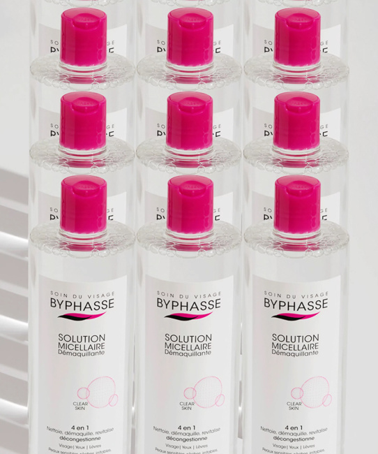 BYPHASSE Мицеллярная жидкость для лица для сухой и чувствительной кожи, 500мл (3)