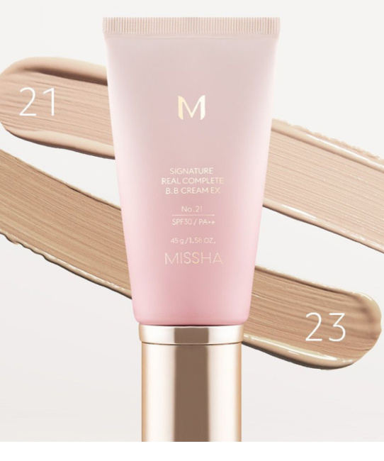 MISSHA BB-крем M Signature Real Complete BB Cream EX (тон NO.21, light beige), 45гр (1)