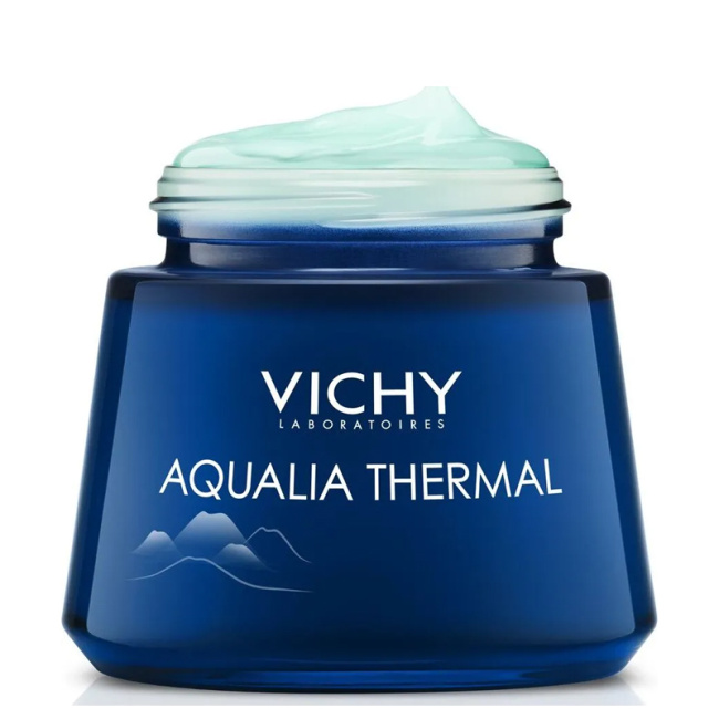 VICHY Крем-гель ночной для глубокого увлажнения кожи лица, 75мл (2)