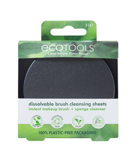 EcoTools Салфетки для очищения кистей, 30шт (4)