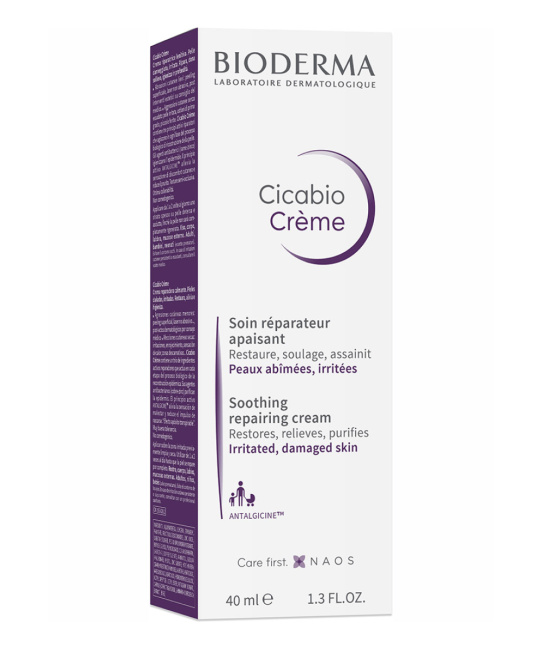 Bioderma Крем восстанавливающий и успокаивающий Cicabio Creme+, 40мл (2)