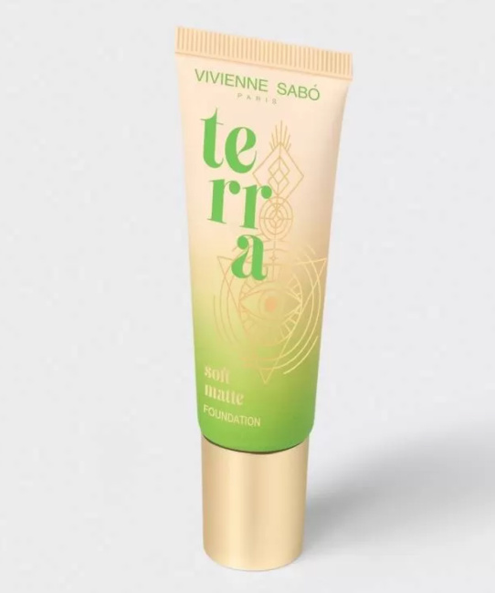 Vivienne Sabo Vivienne Sabo Тональная основа для лица матовая "Terra" , тон 02: холодный бежевый, 23 мл, 23мл (2)