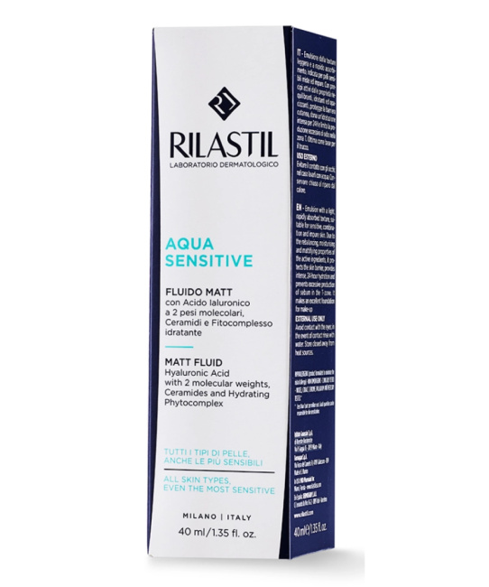 Rilastil Флюид матирующий AQUA SENSITIVE, 40мл (2)