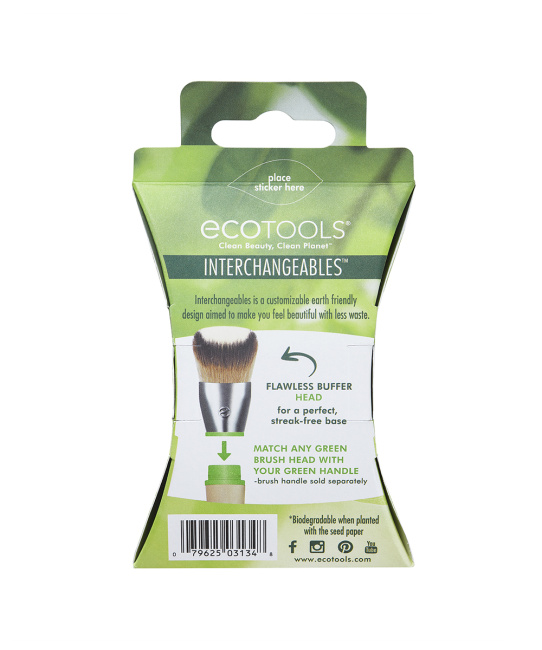EcoTools Насадка-кисть для тональной основы сменная Interchangeables, 1шт (5)