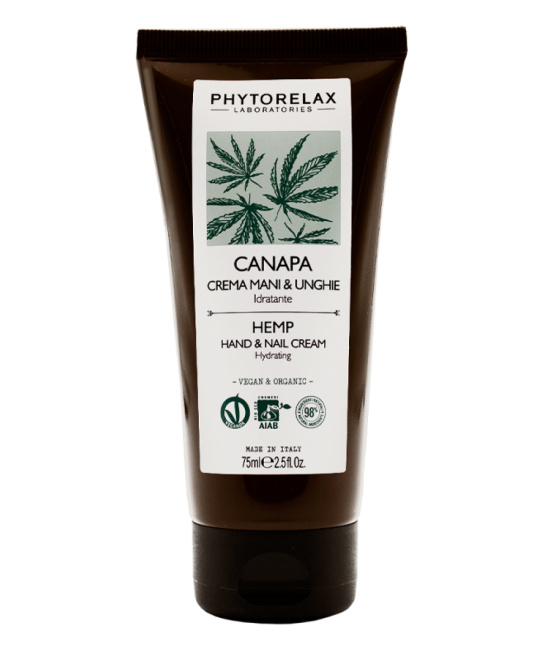 Phytorelax Крем для рук и ногтей Увлажняющий с конопляным маслом, 75мл