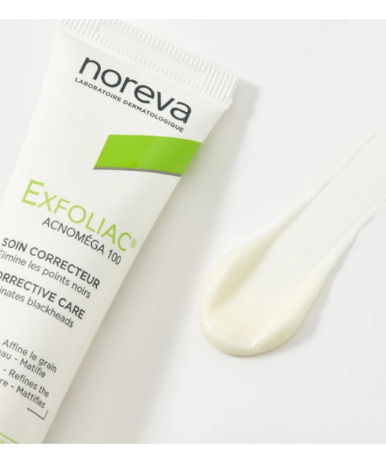 Noreva Крем корректирующий для лица Exfoliac Acnomega 100, 30мл (1)