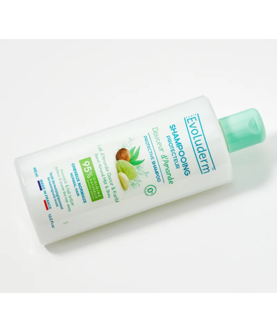 Evoluderm Защитный шампунь с миндальным молочком и маслом Ши, 400мл (2)