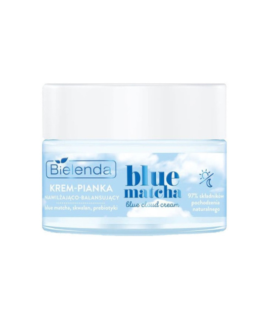 Bielenda Крем увлажняющий балансирующий BLUE MATCHA, 50мл