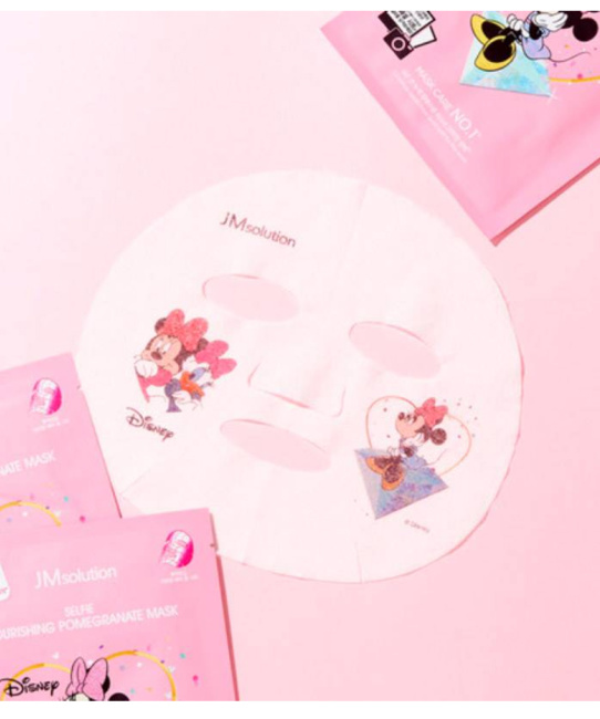 JM Solution Маска тканевая питательная с экстрактом граната Selfie Nourishing Pomegranate Mask, 30мл (2)