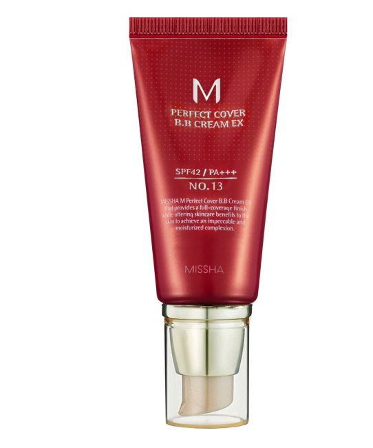 MISSHA BB-крем M Perfect Cover BB Cream SPF42/PA+++, 13 тон (Bright Beige), 50мл (1)