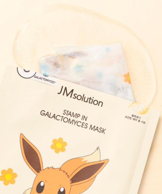 JM Solution Маска тканевая для сияния кожи с галактомисисом Galactomyces Mask X Pokemon EEVEE, 30мл (1)