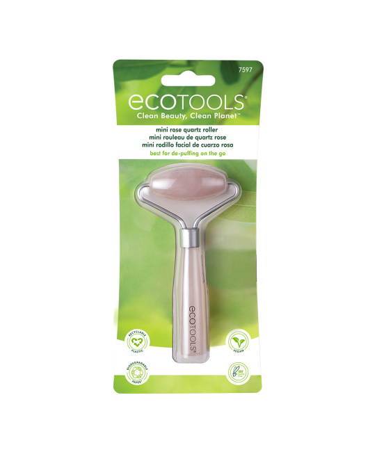 EcoTools Мини-роллер для лица из розового кварца Mini, 1шт (1)