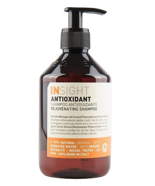 INSIGHT Микс ANTIOXIDANT (Шампунь антиоксидант для перегруженных волос Rejuvenating Shampoo 400 ml;САШЕ), 400мл
