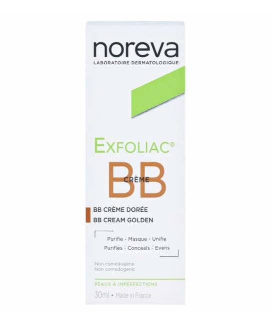 Noreva Крем для лица BB, золотистый тон, Actipur, 30мл (2)