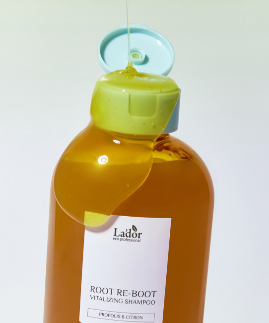 Lador Шампунь тонизирующий для сухой кожи головы ROOT RE-BOOTVITALIZING SHAMPOO (PROPOLIS & CITRON), 300мл (1)