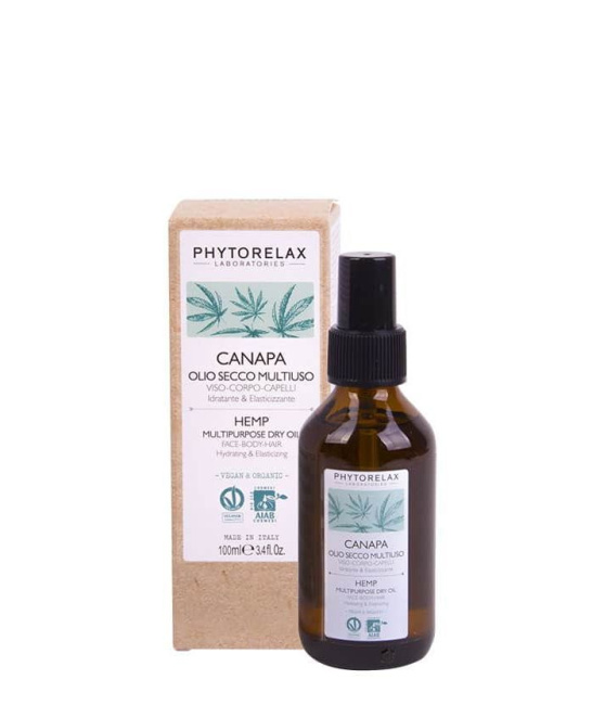 Phytorelax Многофункциональное масло семян конопли для лица, тела и волос Увлажнение и Эластичность, 100мл