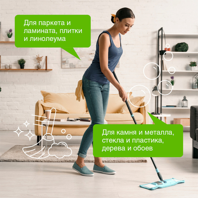 Synergetic Средство универсальное моющее для пола, стен, поверхностей, 1000мл (2)